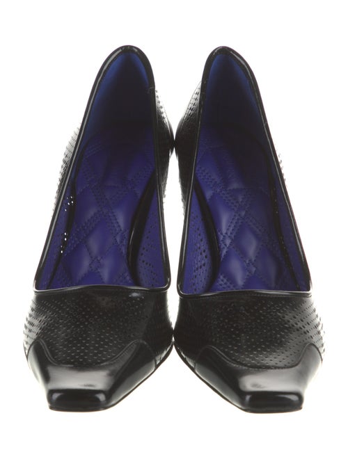 Burberry Exploded Check Pattern Leather Pumps