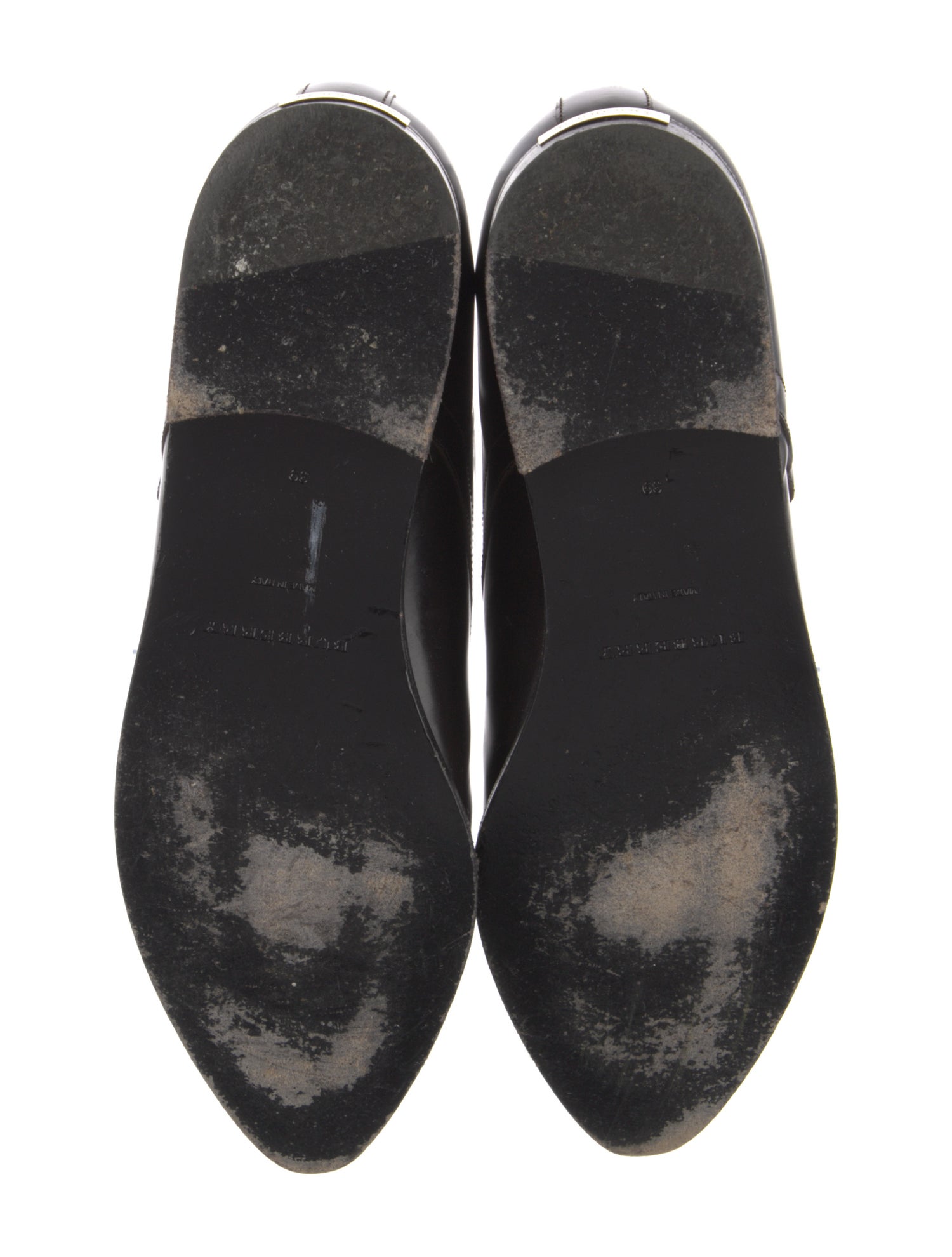 Burberry Leather Lace-Up Boots