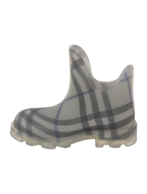 Burberry Nova Check Pattern Rubber Rain Boots