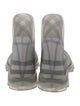 Burberry Nova Check Pattern Rubber Rain Boots