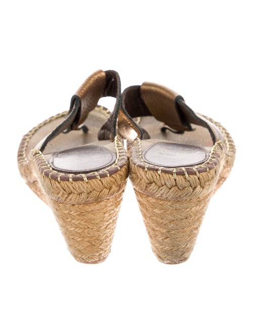 Burberry Exploded Check Pattern Leather Espadrilles