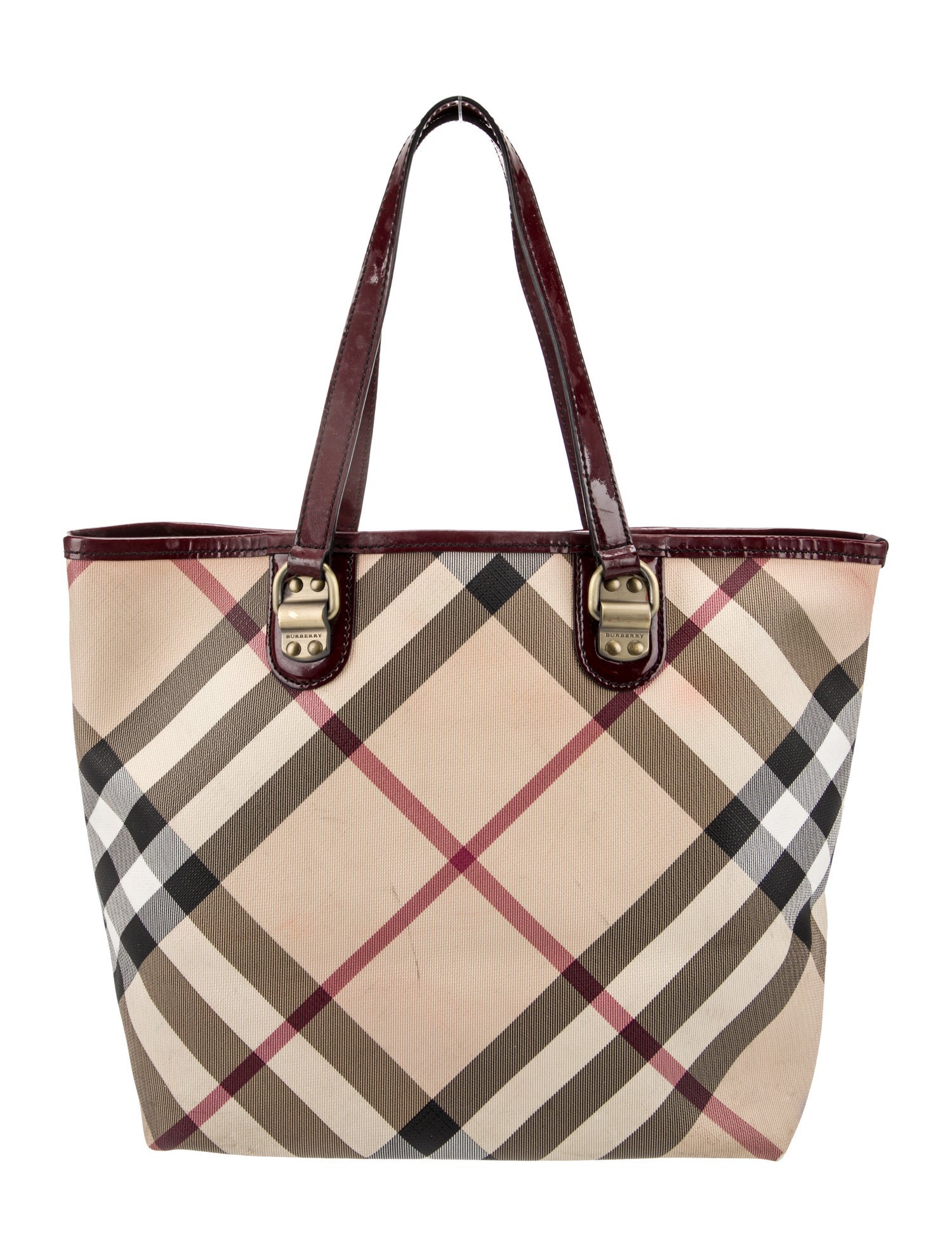 Burberry Prorsum Super Nova Check Tote
