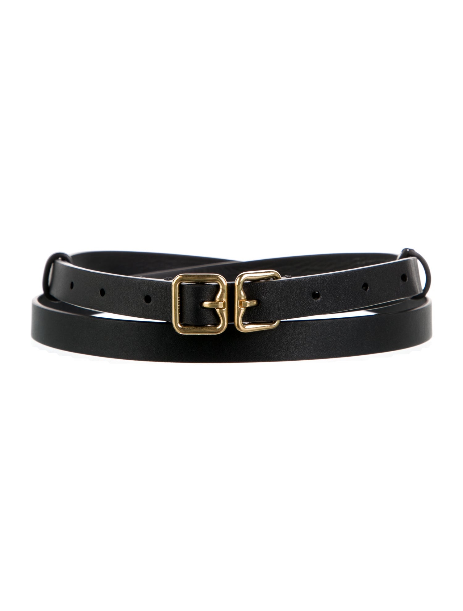 Burberry Skinny Leather Belt