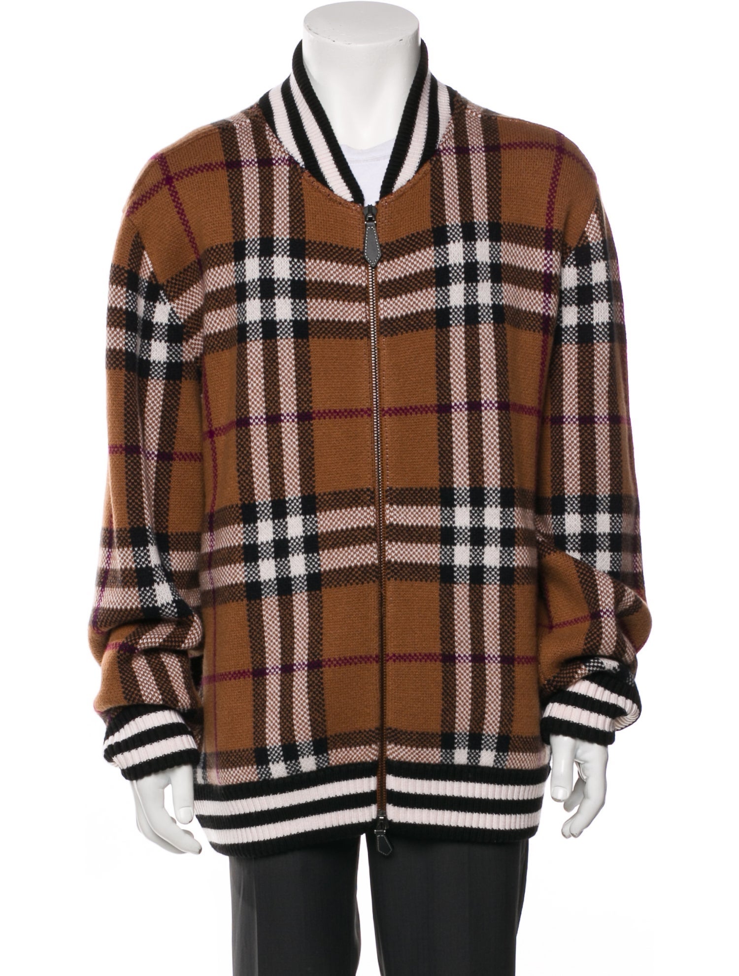 DIOR MEN Oblique Jacquard Bomber Jacket - Grey Outerwear