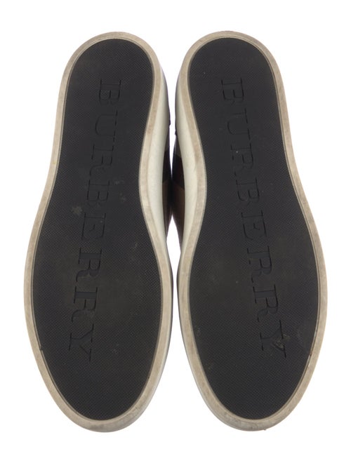 Burberry Exploded Check Pattern Canvas Sneakers