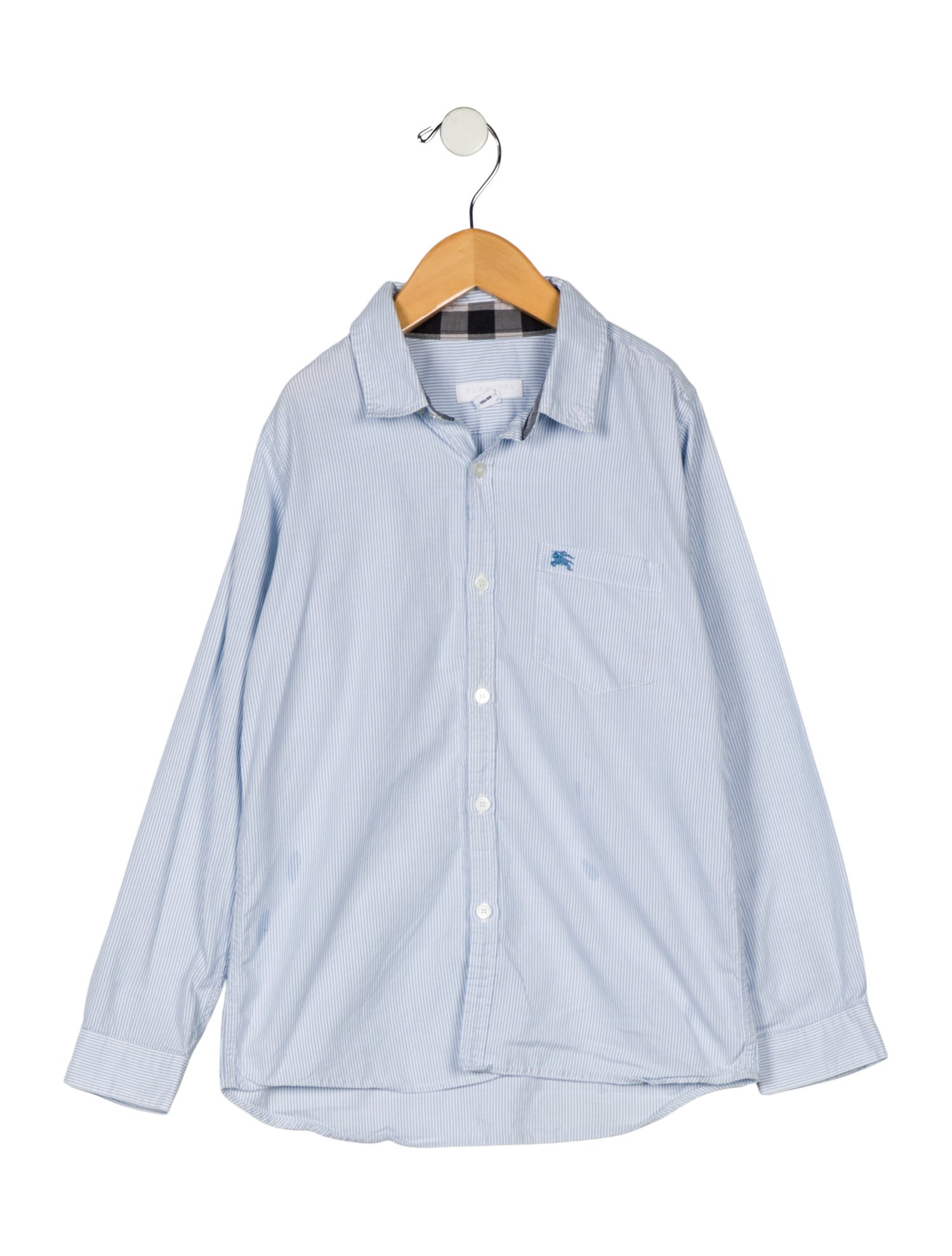 Burberry Kids Boys' Long-Sleeve Button-Up Shirt
