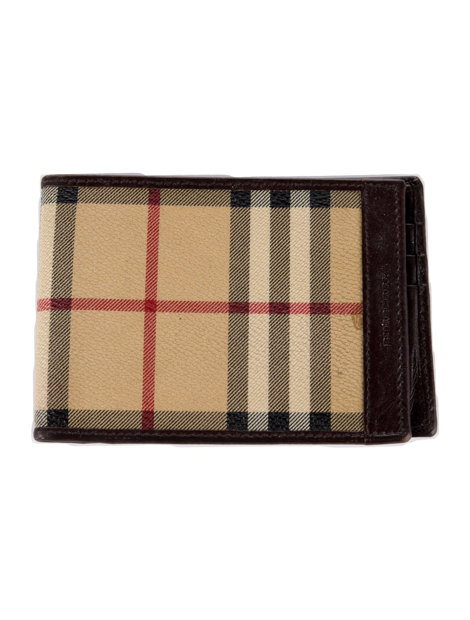 Burberry Nova Check Pattern Bifold Wallet