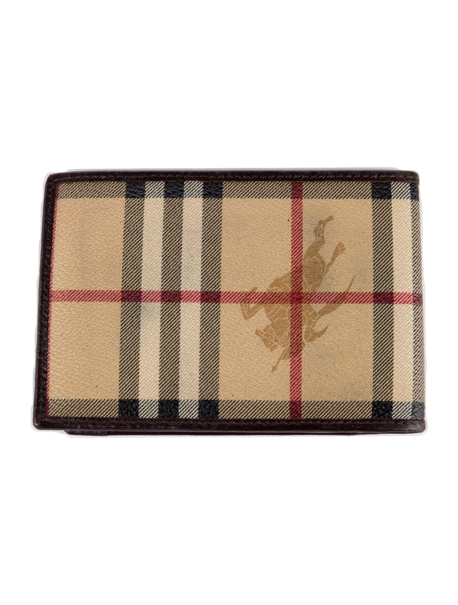 Burberry Nova Check Pattern Bifold Wallet