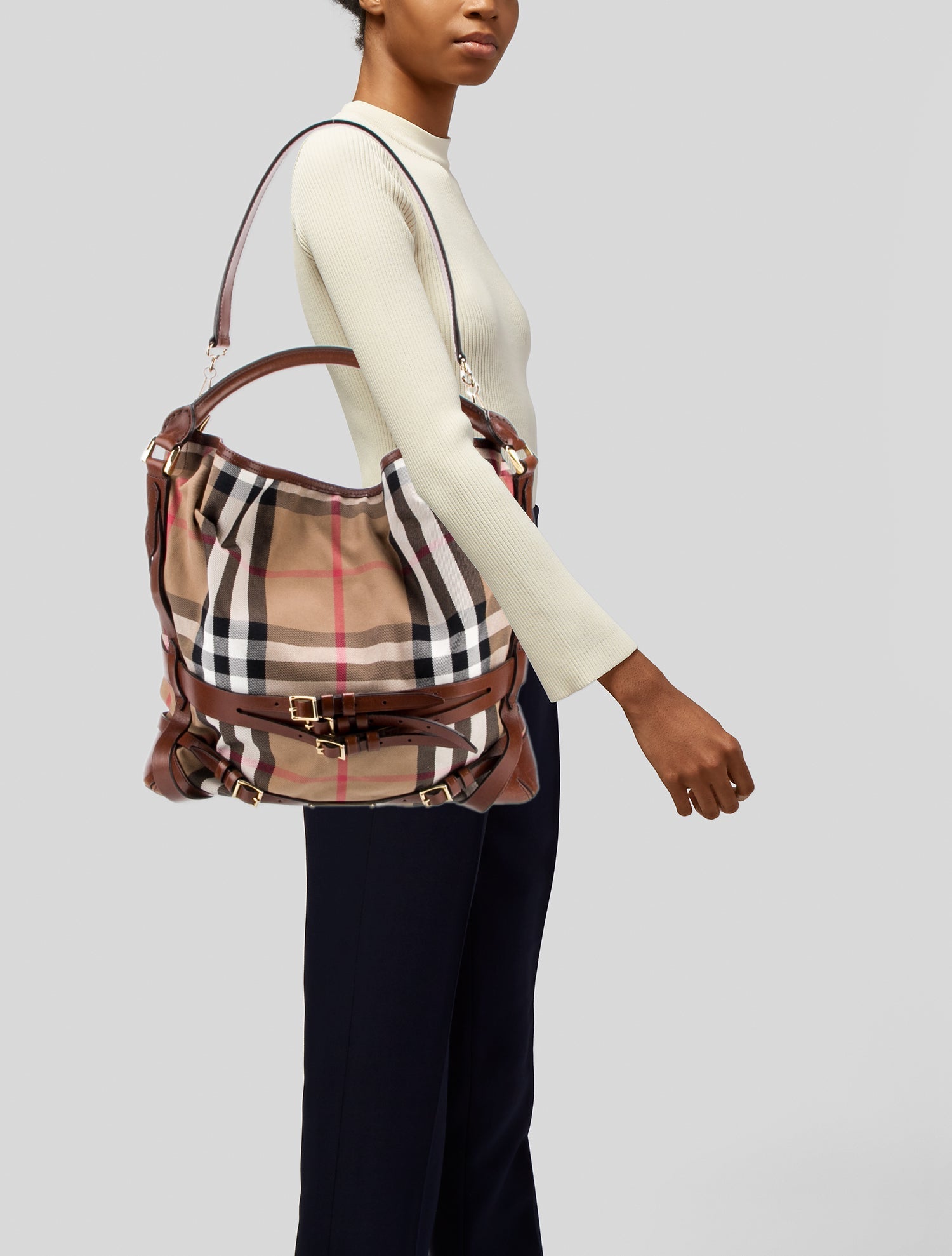 Burberry House Check Bucket Bag