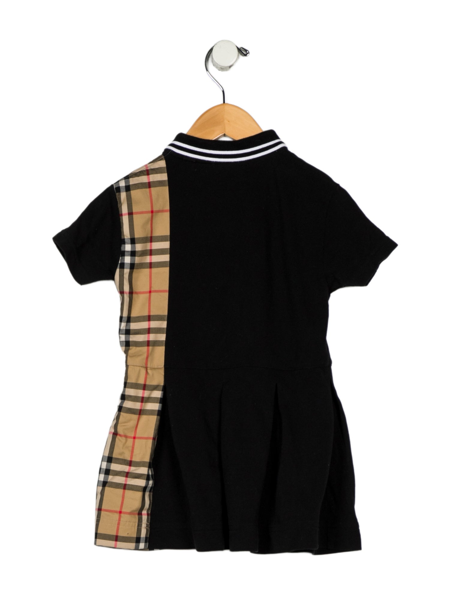 Burberry Toddler Girls' Pattern Printed Short-Sleeve Pleated Dress