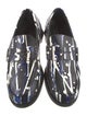 Burberry Leather Printed Loafers