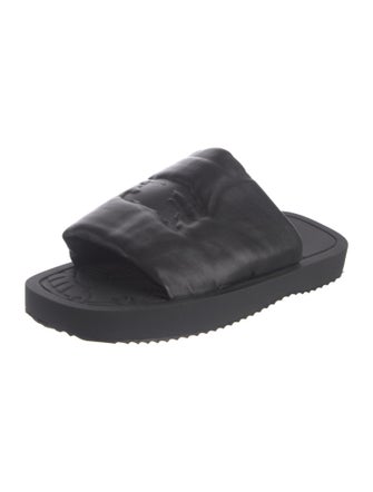 Burberry Leather Slides