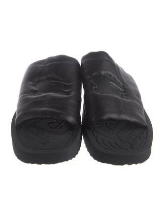 Burberry Leather Slides