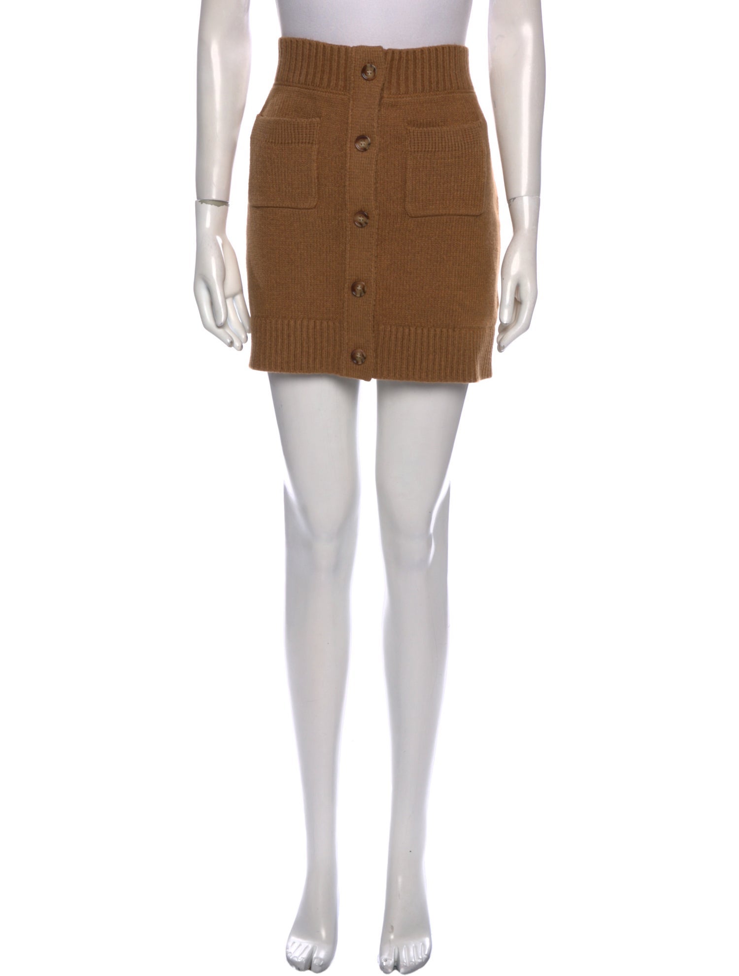 Burberry Embroidered Accent Mini Skirt