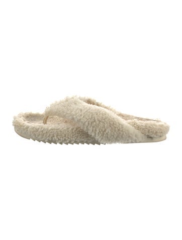 Burberry Sandals Shearling Espadrilles IT 40 | 10