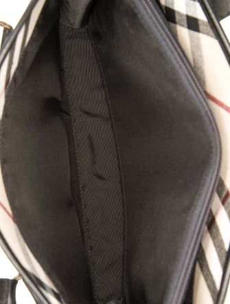 Burberry Canvas Top Handle Bag