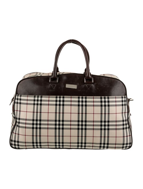 Burberry Nova Check Top Handle Bag
