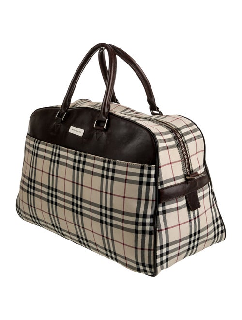 Burberry Nova Check Top Handle Bag