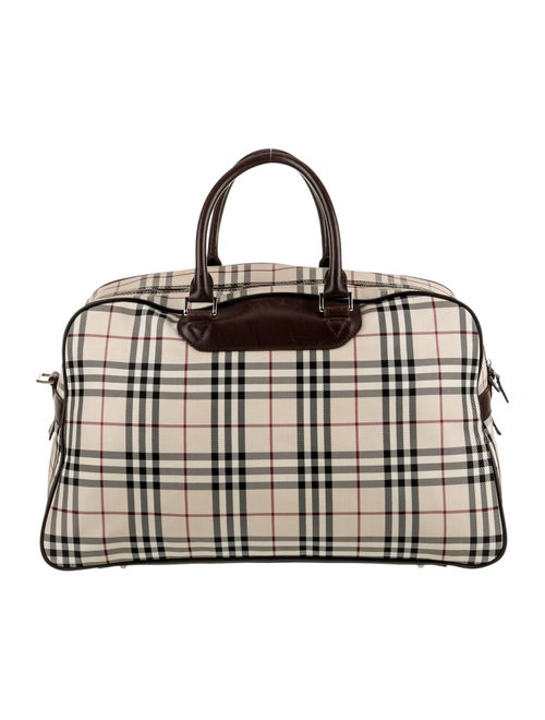Burberry Nova Check Top Handle Bag
