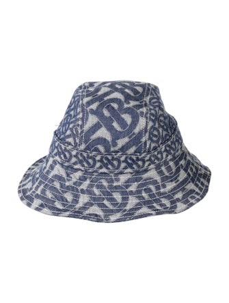 Burberry Blue patterned bucket hat