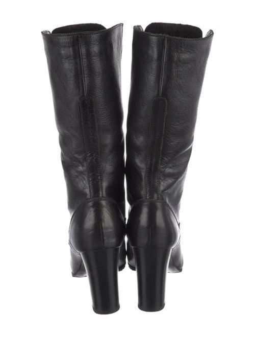Burberry Leather Lace-Up Boots