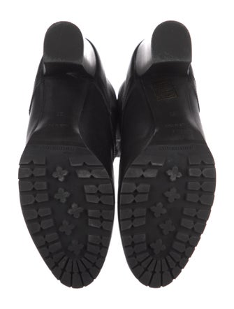 Burberry Leather Lace-Up Boots