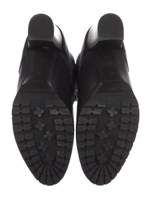Burberry Leather Lace-Up Boots