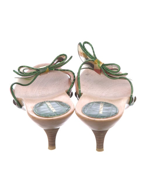 Burberry PVC Printed Slides