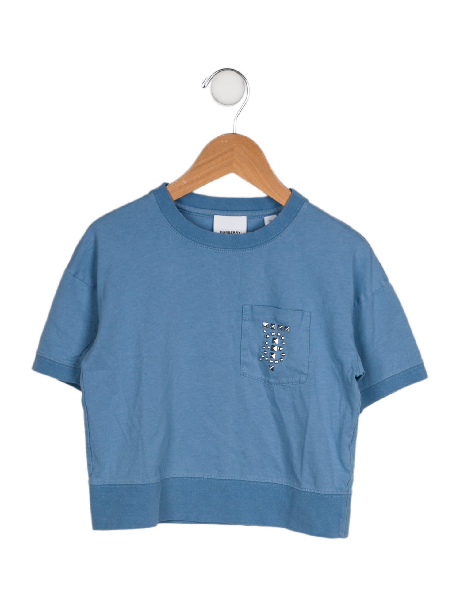 Burberry Solid Short Sleeve Top