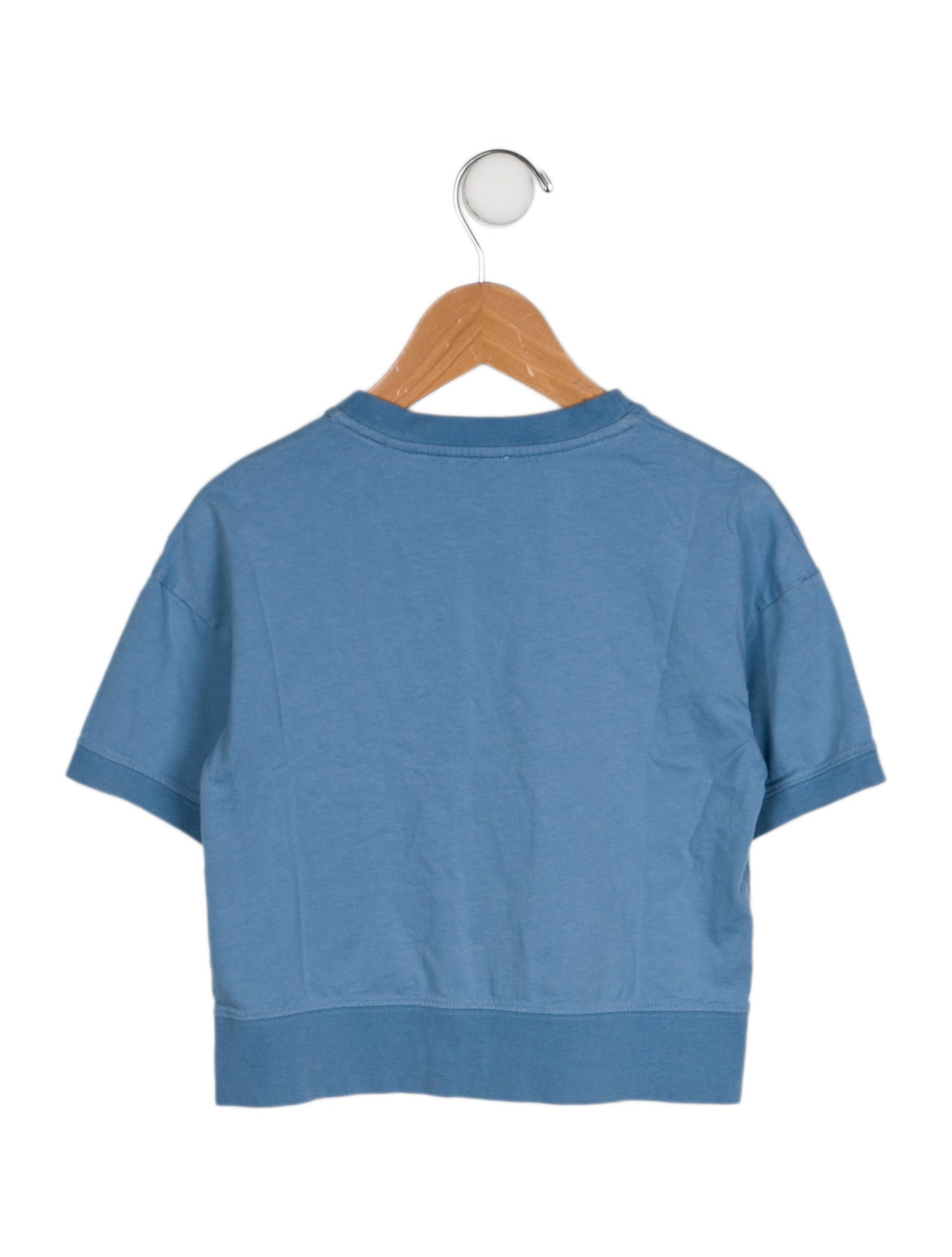 Burberry Solid Short Sleeve Top