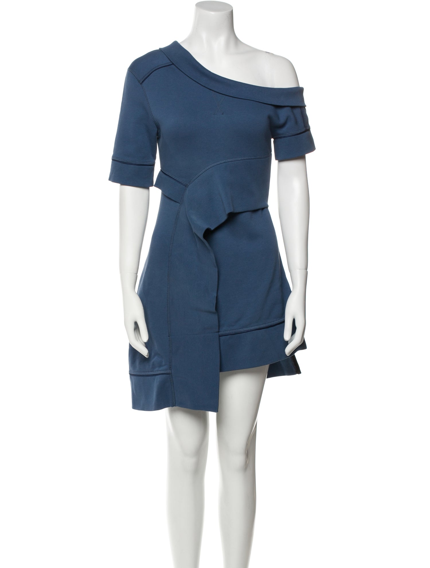 Burberry Asymmetrical Mini Dress