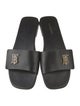 Burberry TB Monogram Leather Slides