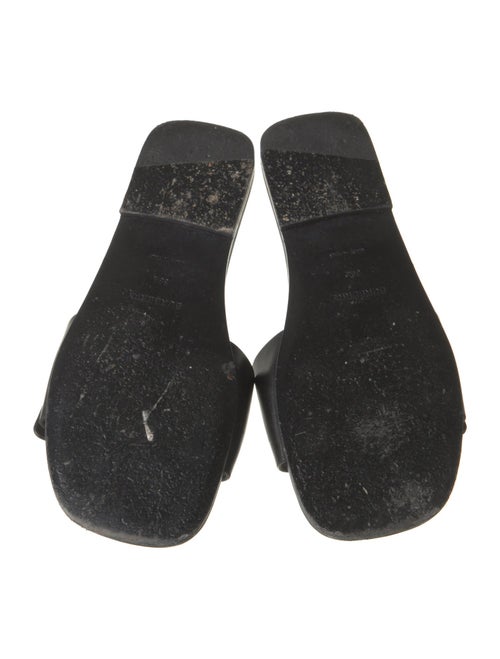 Burberry TB Monogram Leather Slides