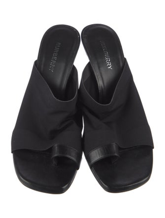 Burberry Leather Slides