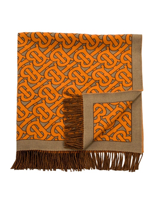 Burberry Monogram Throw Blanket