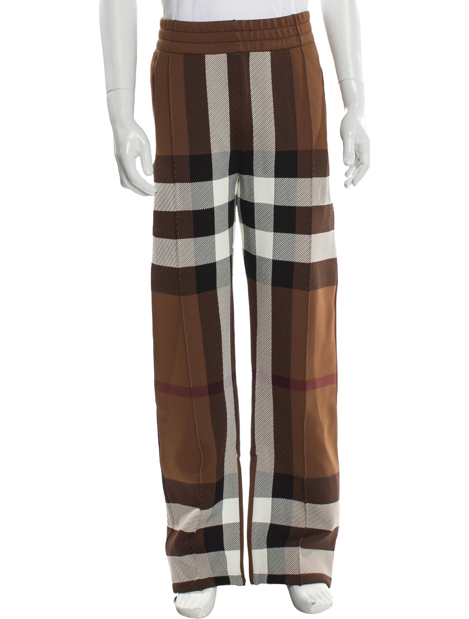 Burberry Exploded Check Pattern Lounge Bottoms w/ Tags