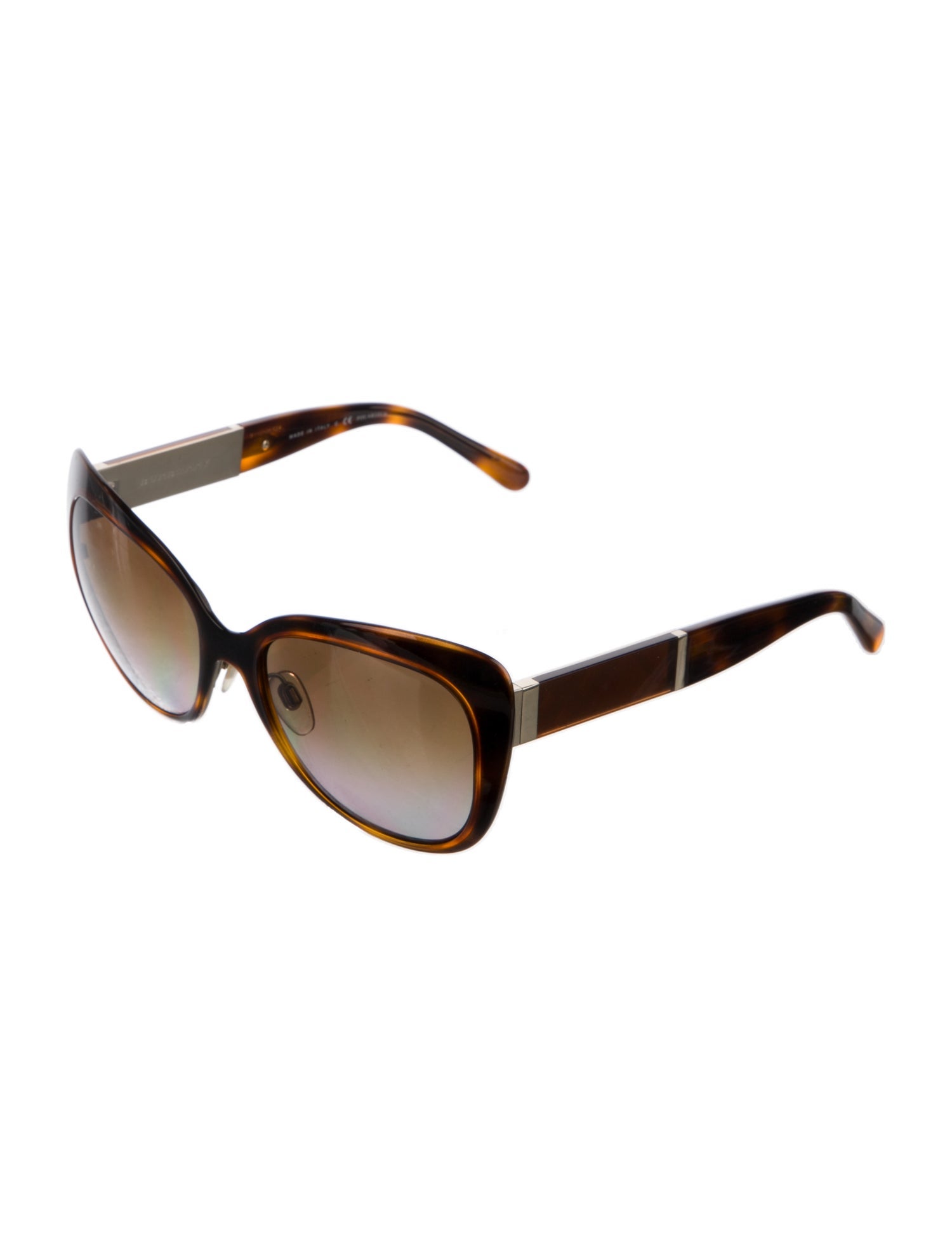 Burberry House Check Pattern Cat-Eye Sunglasses