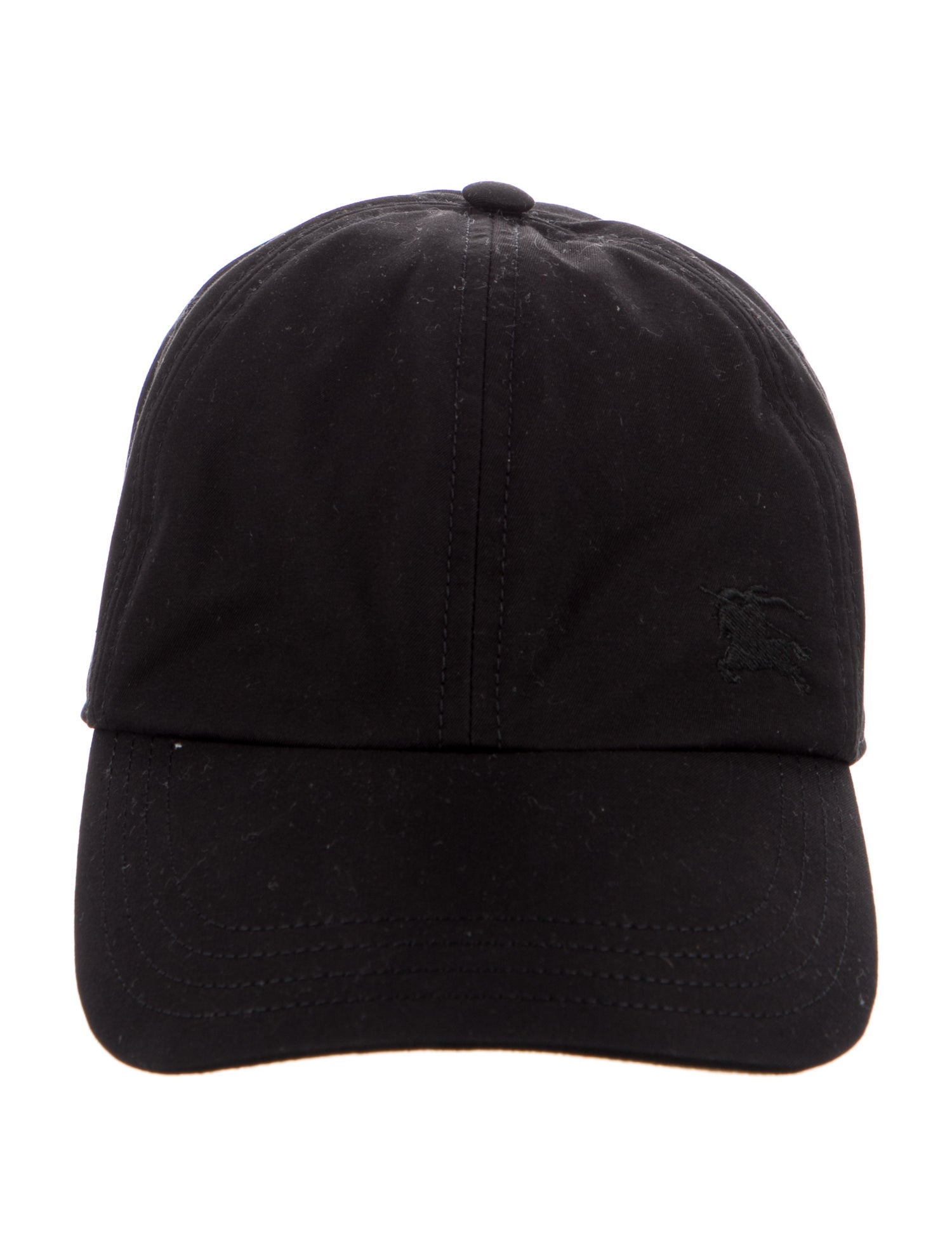 Burberry Mens Black Cotton Baseball Cap