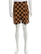 Burberry Abstract Check Jogger Shorts
