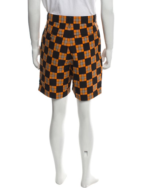 Burberry Abstract Check Jogger Shorts