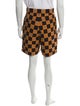 Burberry Abstract Check Jogger Shorts