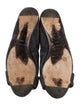 Burberry Denim Patterned Ballet Flats