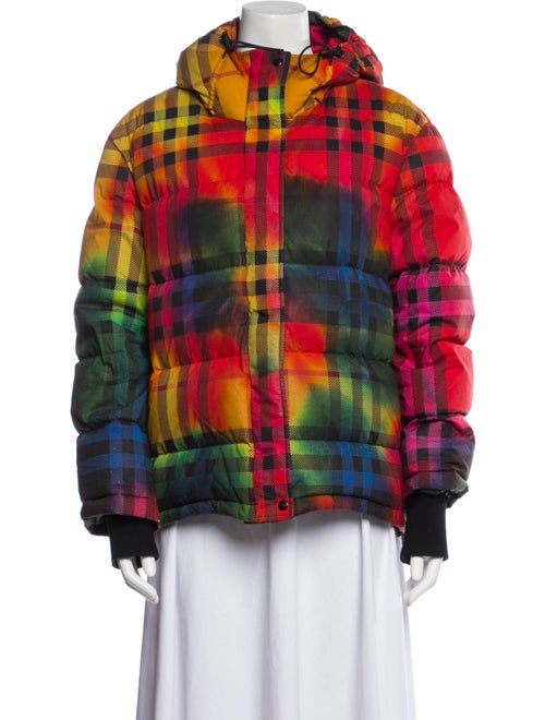 Burberry Plaid Print Jacket
