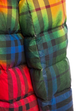 Burberry Plaid Print Jacket