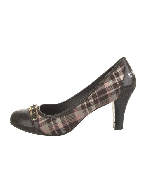 Burberry Canvas Printed Pumps