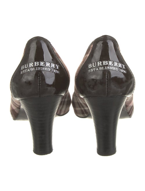 Burberry Canvas Printed Pumps