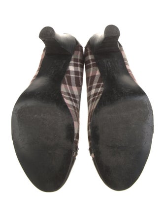 Burberry Canvas Printed Pumps