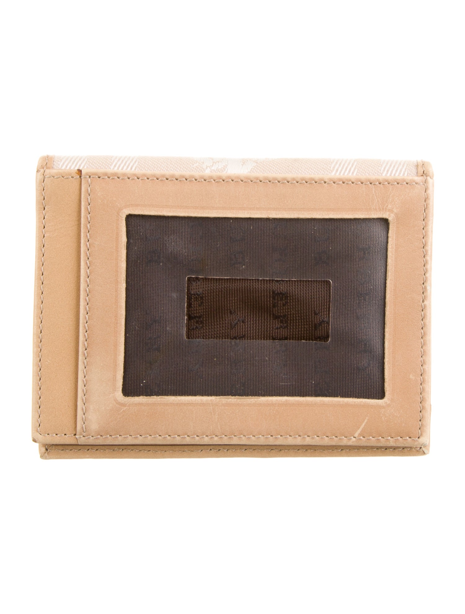 Burberry Plaid Print Wallet