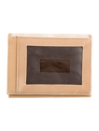 Burberry Plaid Print Wallet