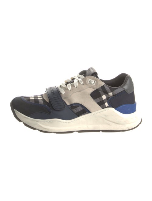 Burberry Nova Check Pattern Nylon Sneakers